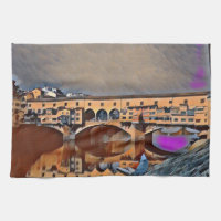 The Ponte Vecchio Card Poster Acrylic Print