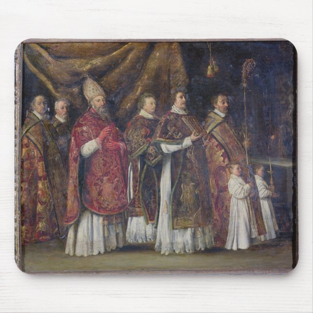 The Pontifical Mass or, The Procession Mouse Mat (Front)