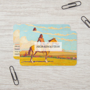 The Pony Boy, 1920 by Maynard Dixon Business Card