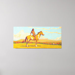 The Pony Boy, 1920 by Maynard Dixon Canvas Print