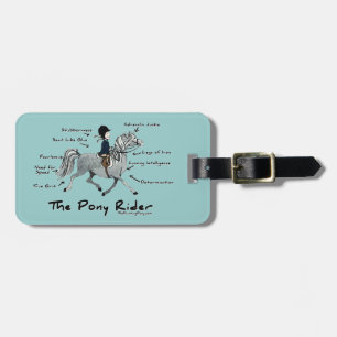 The Pony Rider Luggage Tag