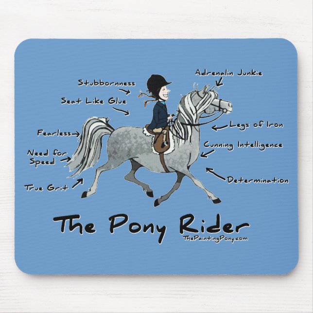 The Pony Rider Mouse Mat (Front)