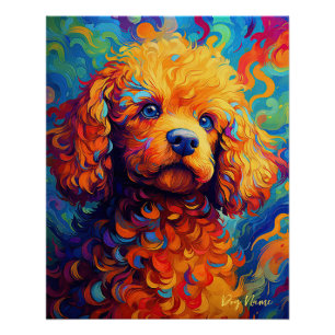 The Poodle Dog 004 - Zetton Ziana Poster