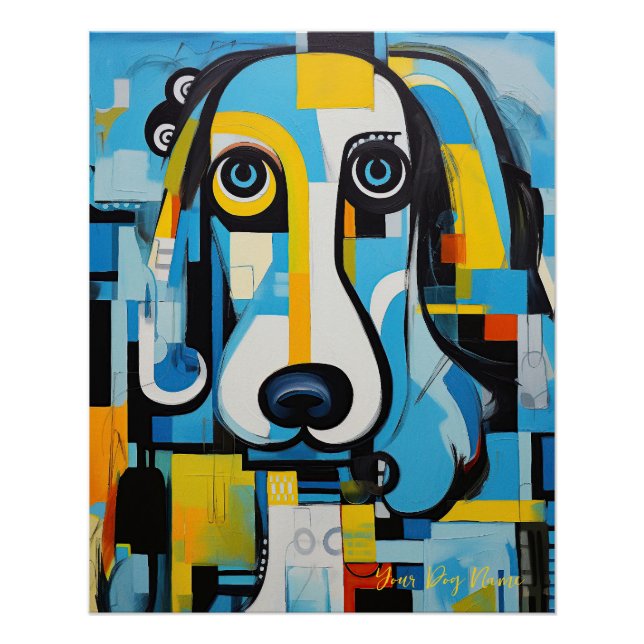 The Poodle Dog Portrait 001 - Sable Gabriel Poster (Front)