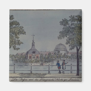 The Pool and French Church in Potsdam, c.1796 Magnet