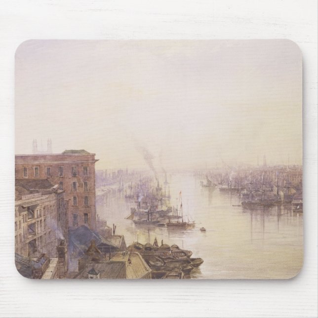 The Pool from the Adelaide Hotel, London Bridge Mouse Mat (Front)
