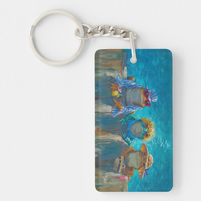 "The Pool Girls" Key Ring (Front)