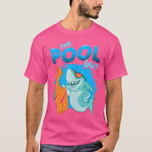 The Pool Guy Ocean Swimmer Funny Swimming Pool T-Shirt