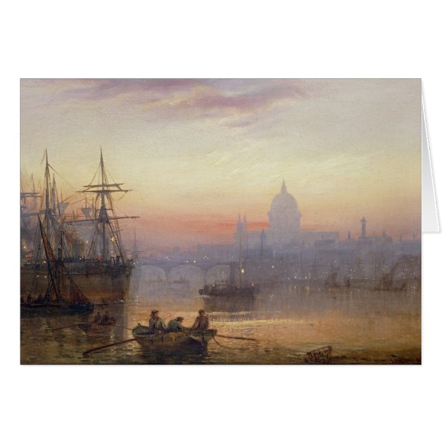 The Pool of London at Sundown, 1876 (Front Horizontal)