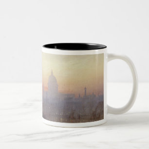 The Pool of London at Sundown, 1876 Two-Tone Coffee Mug