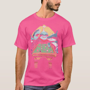 The Pool Sharks Funny Parody Painting T-Shirt