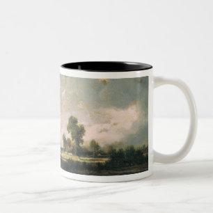 The Pool with a Stormy Sky, c.1865-7 Two-Tone Coffee Mug
