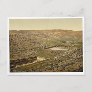 The pools of Solomon, Bethlehem, Holy Land, (i.e., Postcard