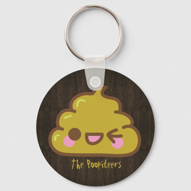 The Poopiteers - Cutey Poo Key Ring (Front)