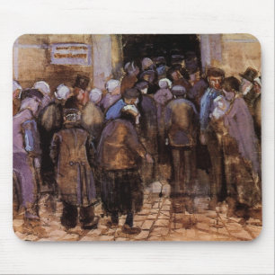 The Poor and Money by Vincent van Gogh Mouse Mat