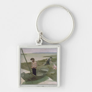 The Poor Fisherman, 1881 Key Ring