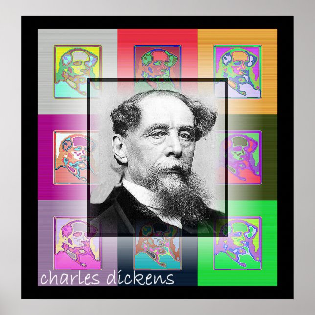 The Pop Art Charles Dickens Poster (Front)