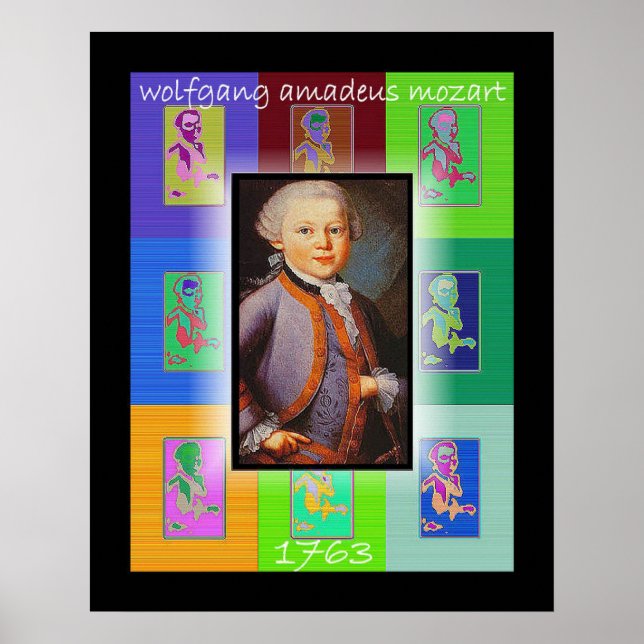 The Pop Art little Mozart Poster (Front)