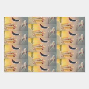 The Pope of Rome, Virgin Mary and Jesus Wrapping Paper Sheet