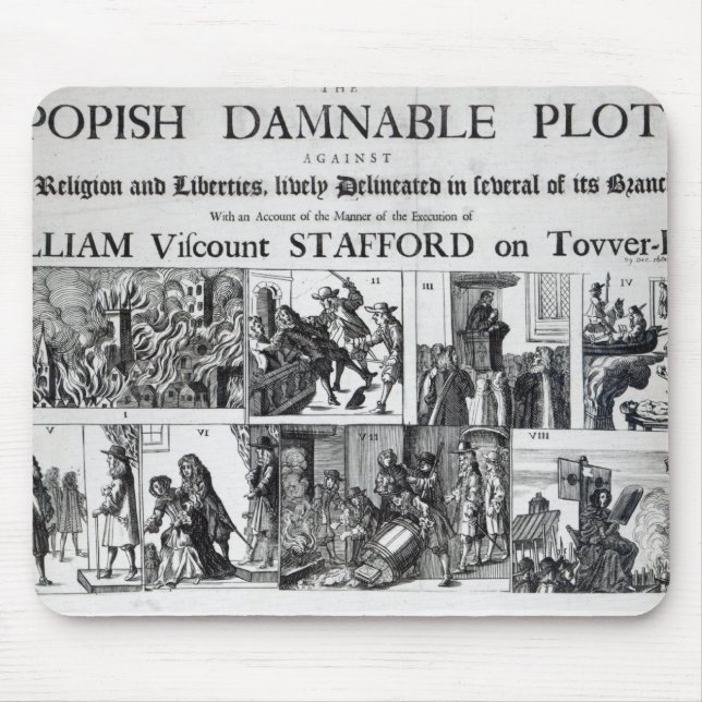 The Popish Damnable Mouse Mat (Front)