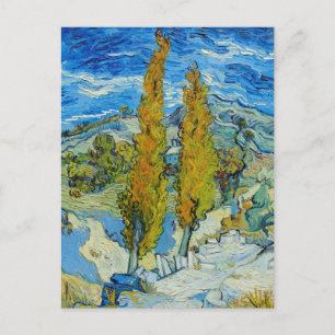 The Poplars at Saint-Rémy, 1889 Vincent Van Gogh Postcard