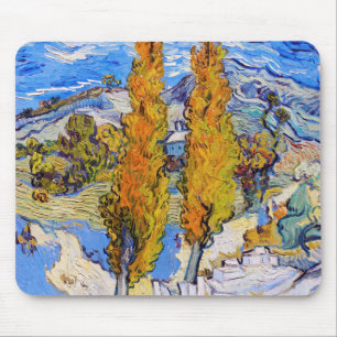 The Poplars at Saint-Rémy, Van Gogh Mouse Mat