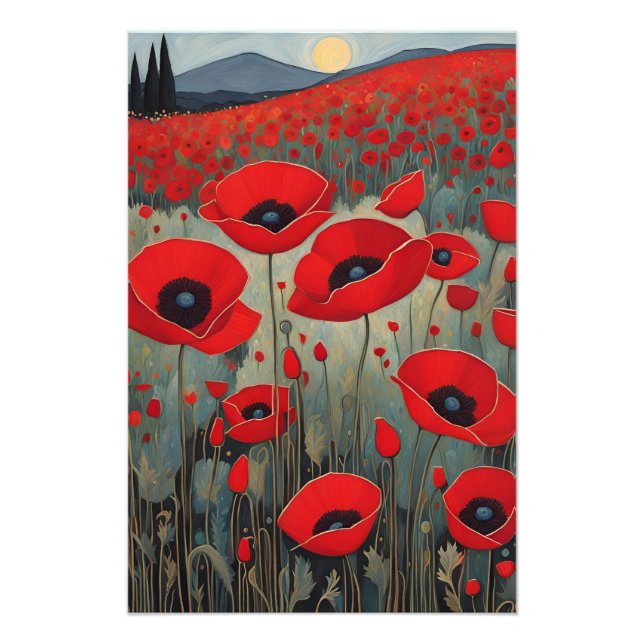 The Poppies Photo Print (Front)
