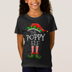 The Poppy Elf Christmas Poppy Xmas Pajama T-Shirt