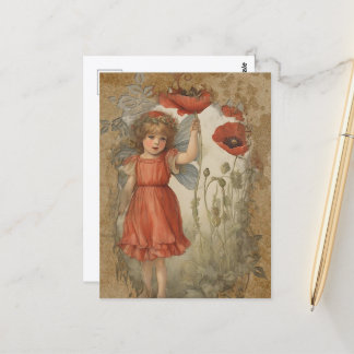 The Poppy Fairy Postcard