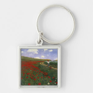 The Poppy Field Key Ring