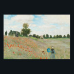 The Poppy Field near Argenteuil by Claude Monet Poster<br><div class="desc">Oscar-Claude Monet (UK: /ˈmɒneɪ/, US: /moʊˈneɪ, məˈ-/, French: [klod mɔnɛ]; 14 November 1840 – 5 December 1926) was a French painter and founder of impressionist painting who is seen as a key precursor to modernism, especially in his attempts to paint nature as he perceived it.[1] During his long career, he...</div>
