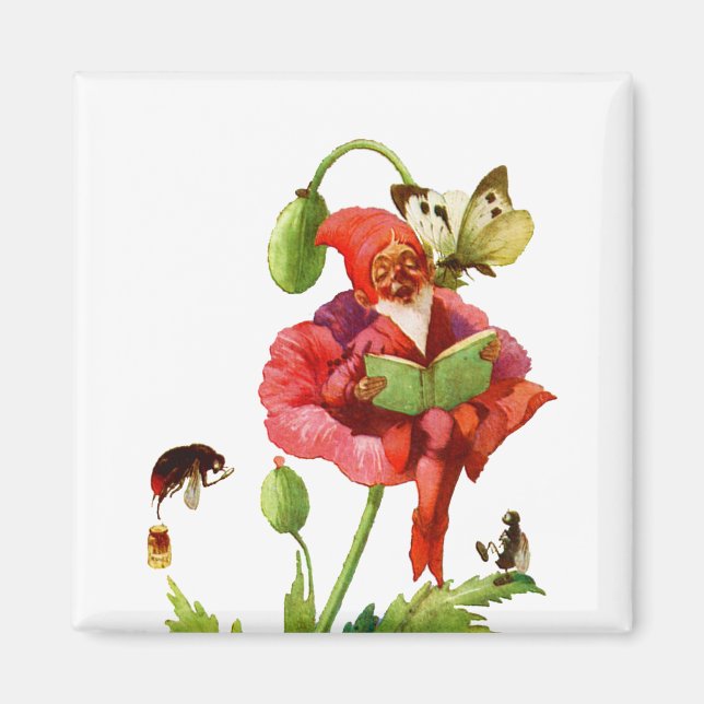 The Poppy Gnome Magnet (Front)