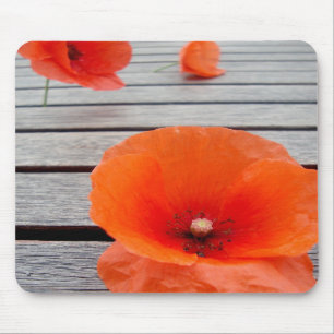 The poppy mouse mat