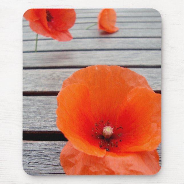 The poppy mouse mat (Front)