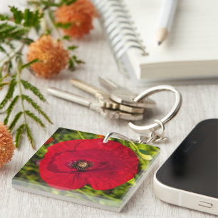 The poppy series #2 key ring