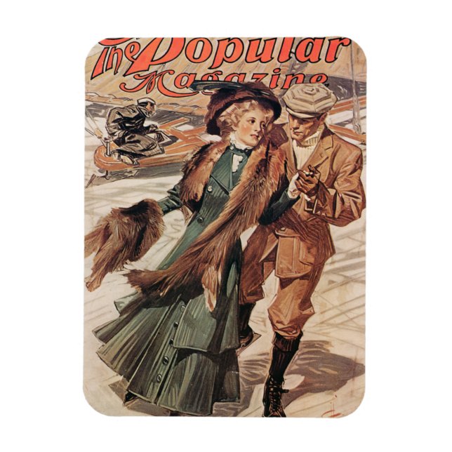 The Popular Magazine cover, 1909 by Leyendecker Magnet (Vertical)