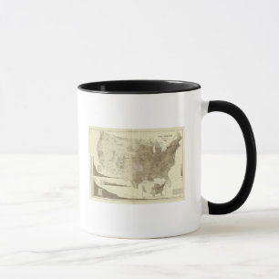 the Population density of counties Mug