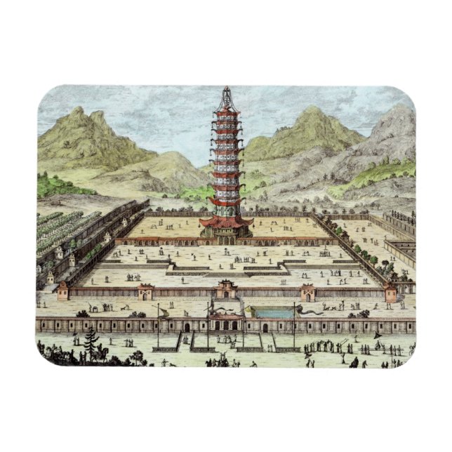 The Porcelain Tower of Nanking, plate 12 from 'Ent Magnet (Horizontal)