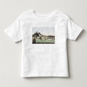 The port and town of Malacca, Malaysia, illustrati Toddler T-Shirt