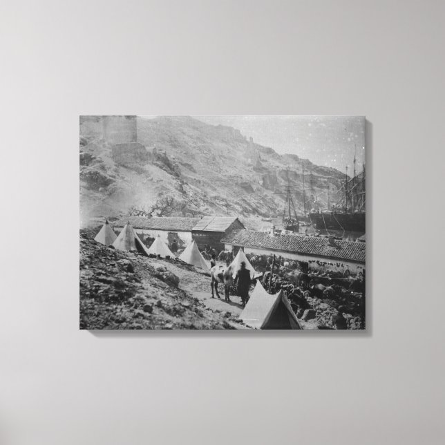 The Port at Balaklava Canvas Print (Front)