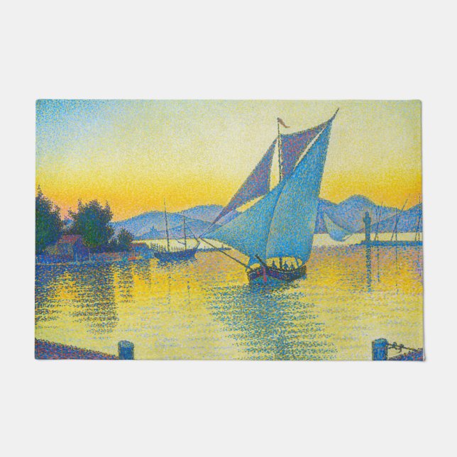The Port at Sunset, Signac Doormat (Front)