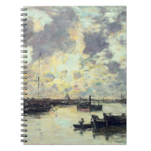 The Port, c.1895 (oil on panel) Notebook