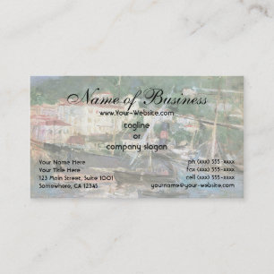 The Port, Nice by Berthe Morisot Business Card