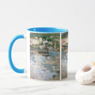 The Port, Nice by Berthe Morisot, Vintage Fine Art Mug