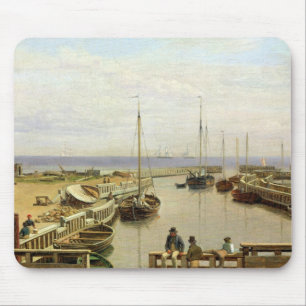 The Port of Dragor, 1826 Mouse Mat