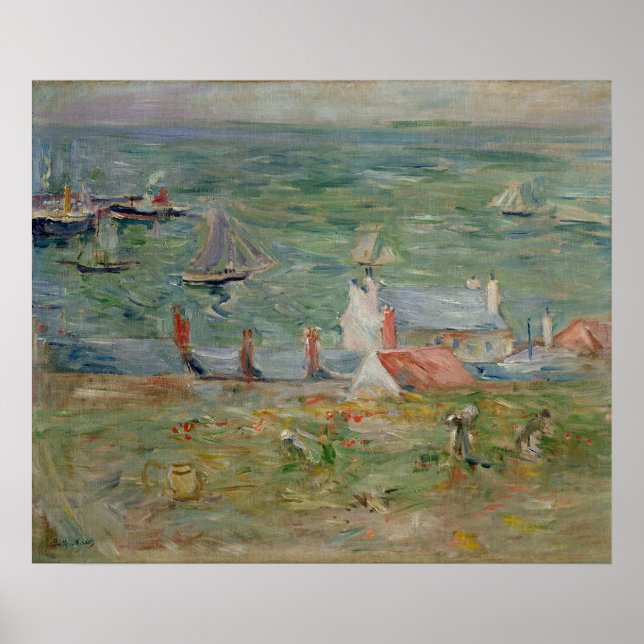 The Port of Gorey on Jersey, 1886 Poster (Front)