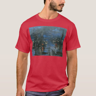 The Port of Le Havre, Night Effect  T-Shirt