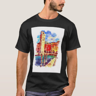The Port Of Riva Del Garda  T-Shirt