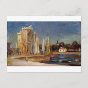 The Port of Rochelle by Pierre-Auguste Renoir Postcard