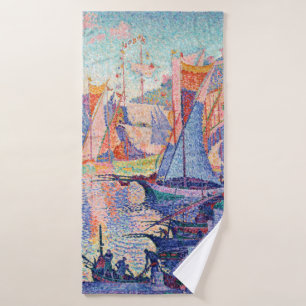 The Port of Saint-Tropez, Signac Bath Towel